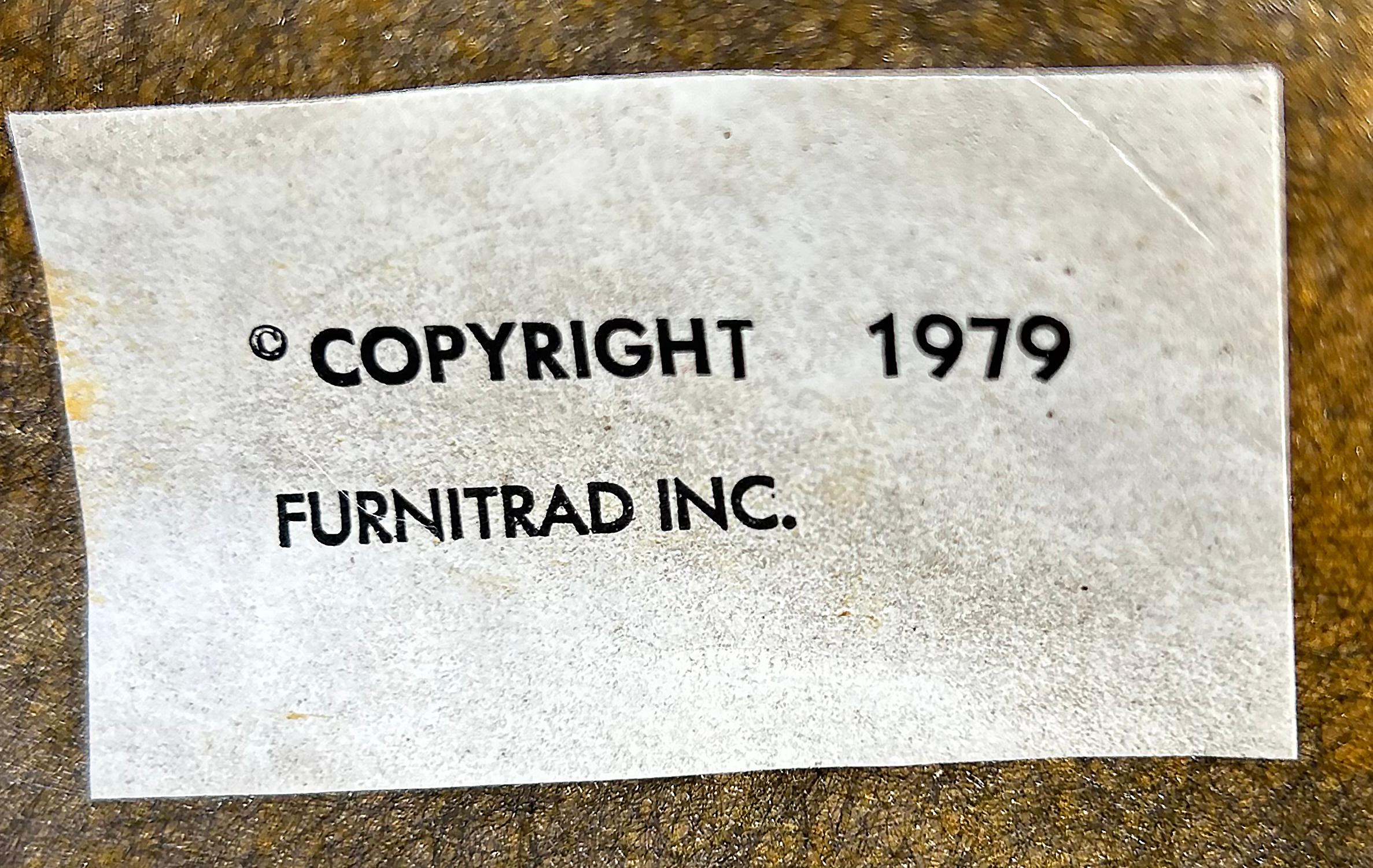 Vintage Modway Sedie da scrivania in ecopelle ad altezza regolabile su rotelle, set di 6 in vendita 8