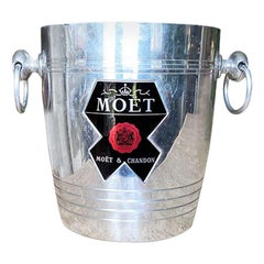 Vintage Moët & Chandon Champagne or Wine Ice Bucket by Argit, France