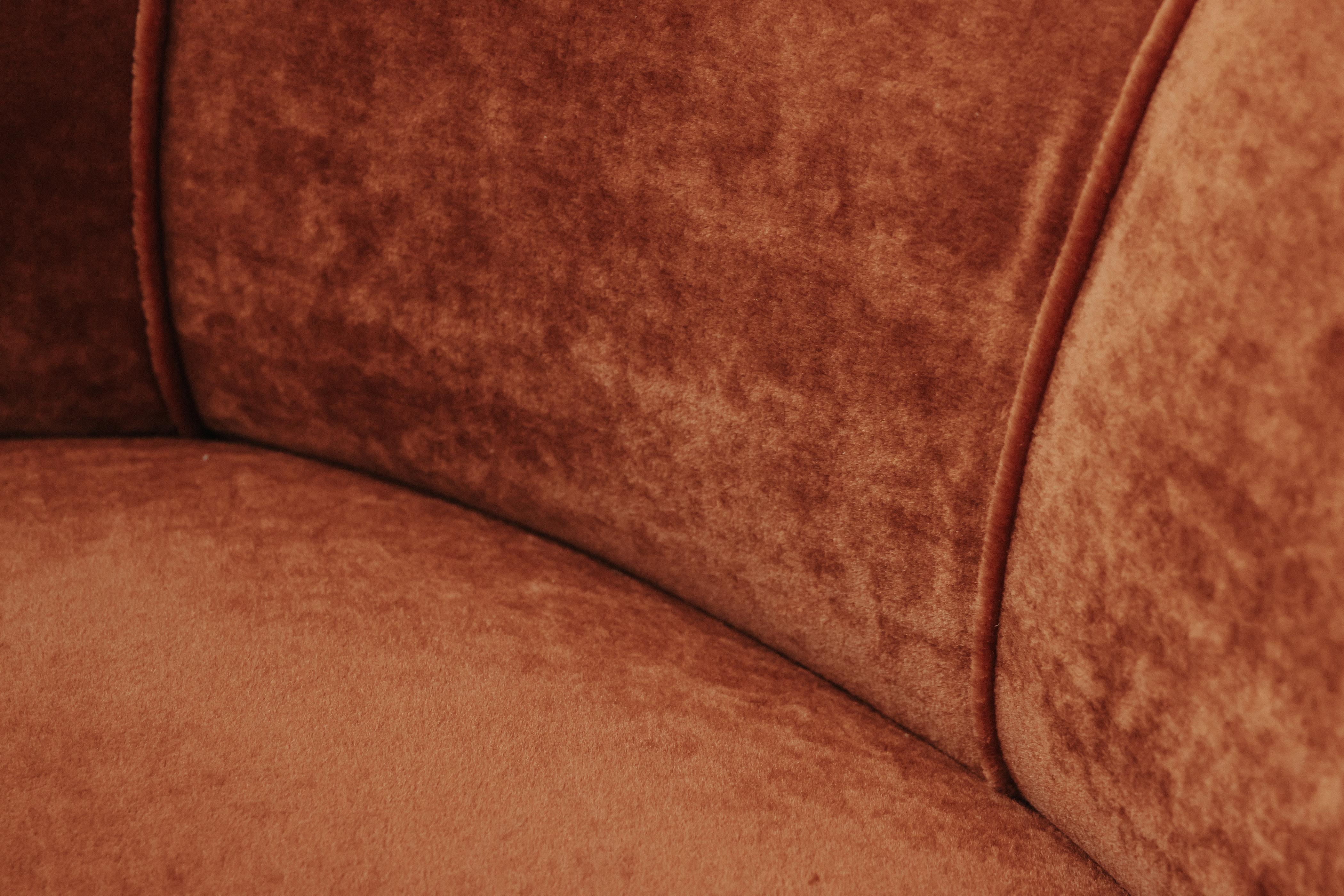 Vintage Mohair Cabinetmaker Sofa From Denmark, Circa 1950 For Sale 3
