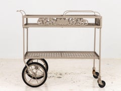 Vintage Molla Style Metal Outdoor Bar Cart