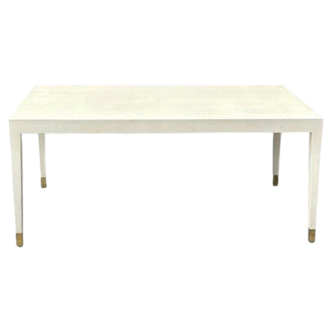 Table basse « Vintage Monarch » pour Century, imitation galuchat en vente