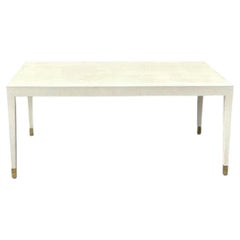 Vintage Monarch for Century Faux Shagreen Coffee Table