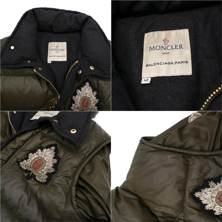 Vintage Moncler x Balenciaga detachable-sleeve padded gilet US 8 at 1stDibs  | balenciaga x moncler