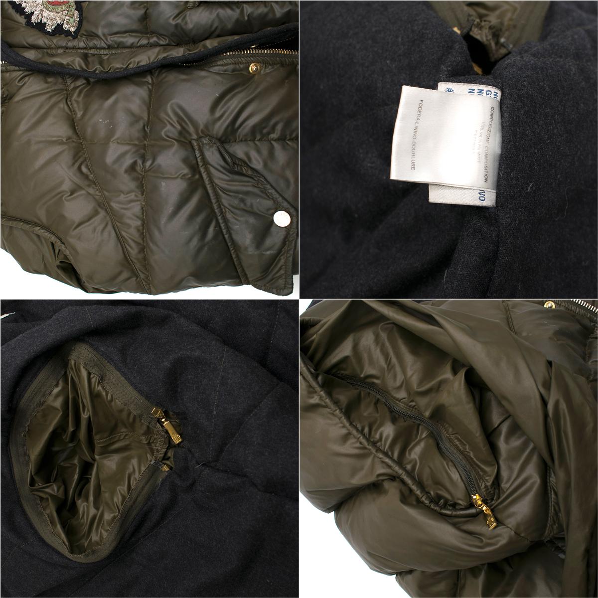 Vintage Moncler x Balenciaga detachable-sleeve padded gilet US 8 1