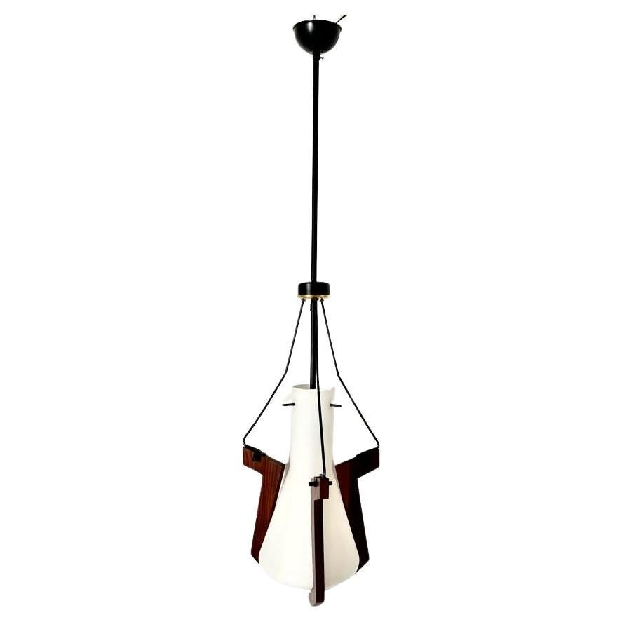 Vintage Mondernist Stilnovo Pendant,  Italy 1950s