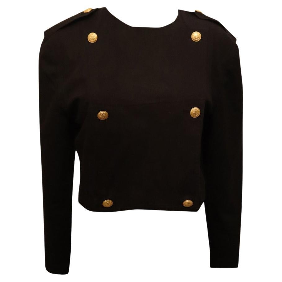 Vintage Mondi  Black Cotton Jacket For Sale