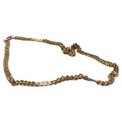 Used Monet 1980s Necklace, Gold Plated Chain