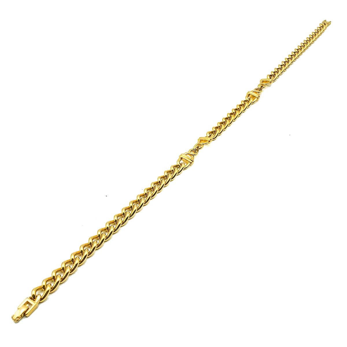 vintage monet gold chain