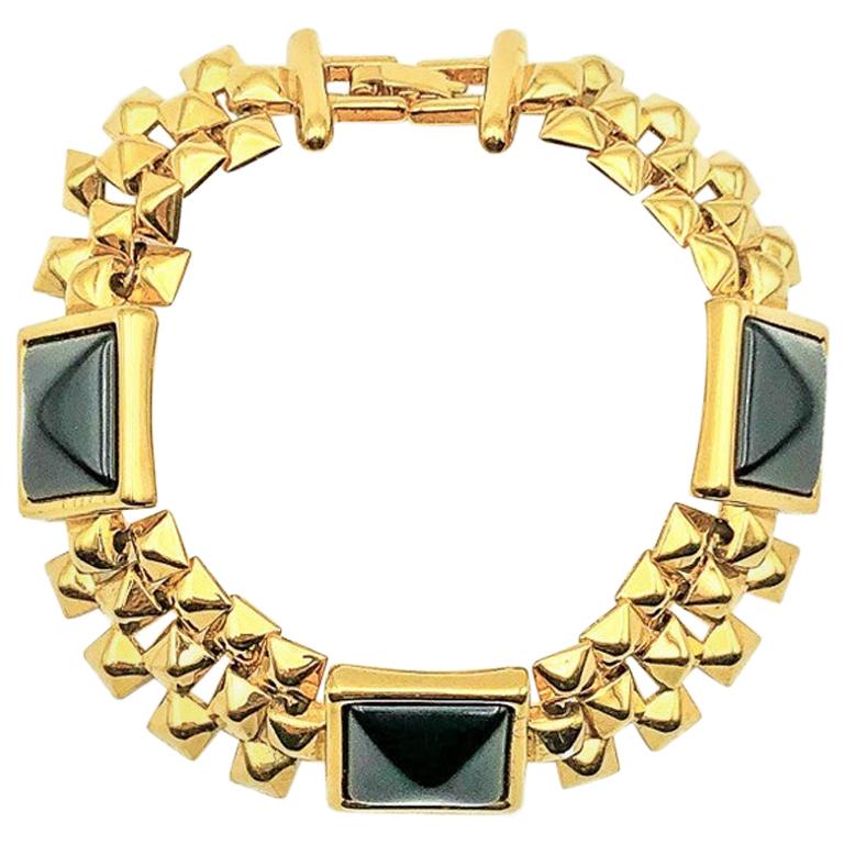 Chunky Retro Bracelet For Sale at 1stDibs