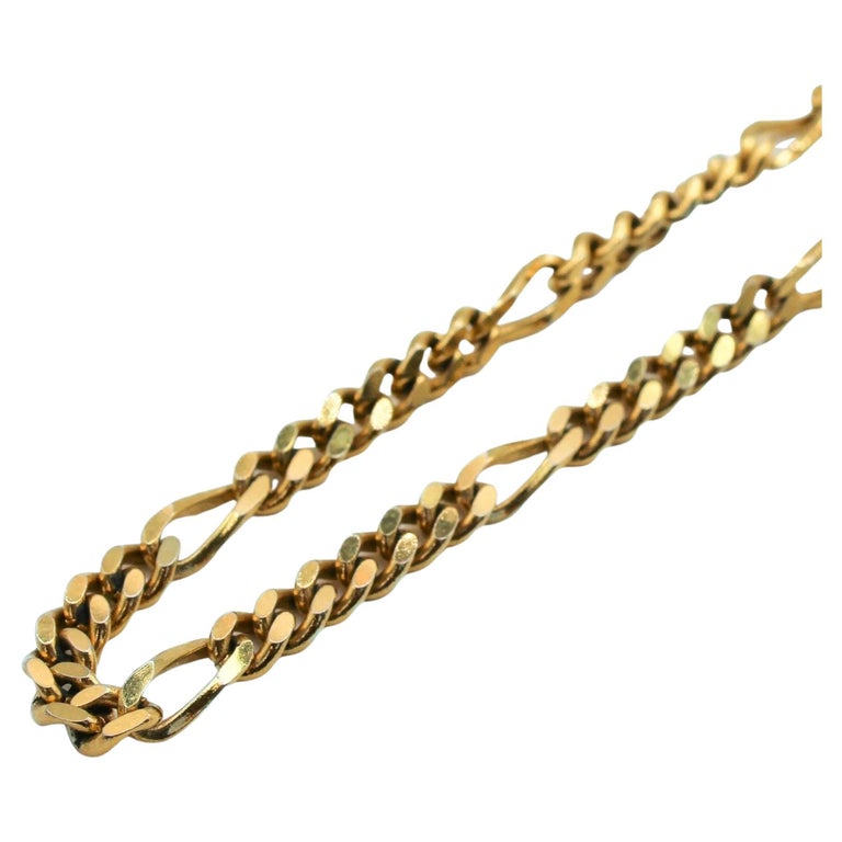 Vintage Gold Chain Necklace 1980s For Sale at 1stDibs