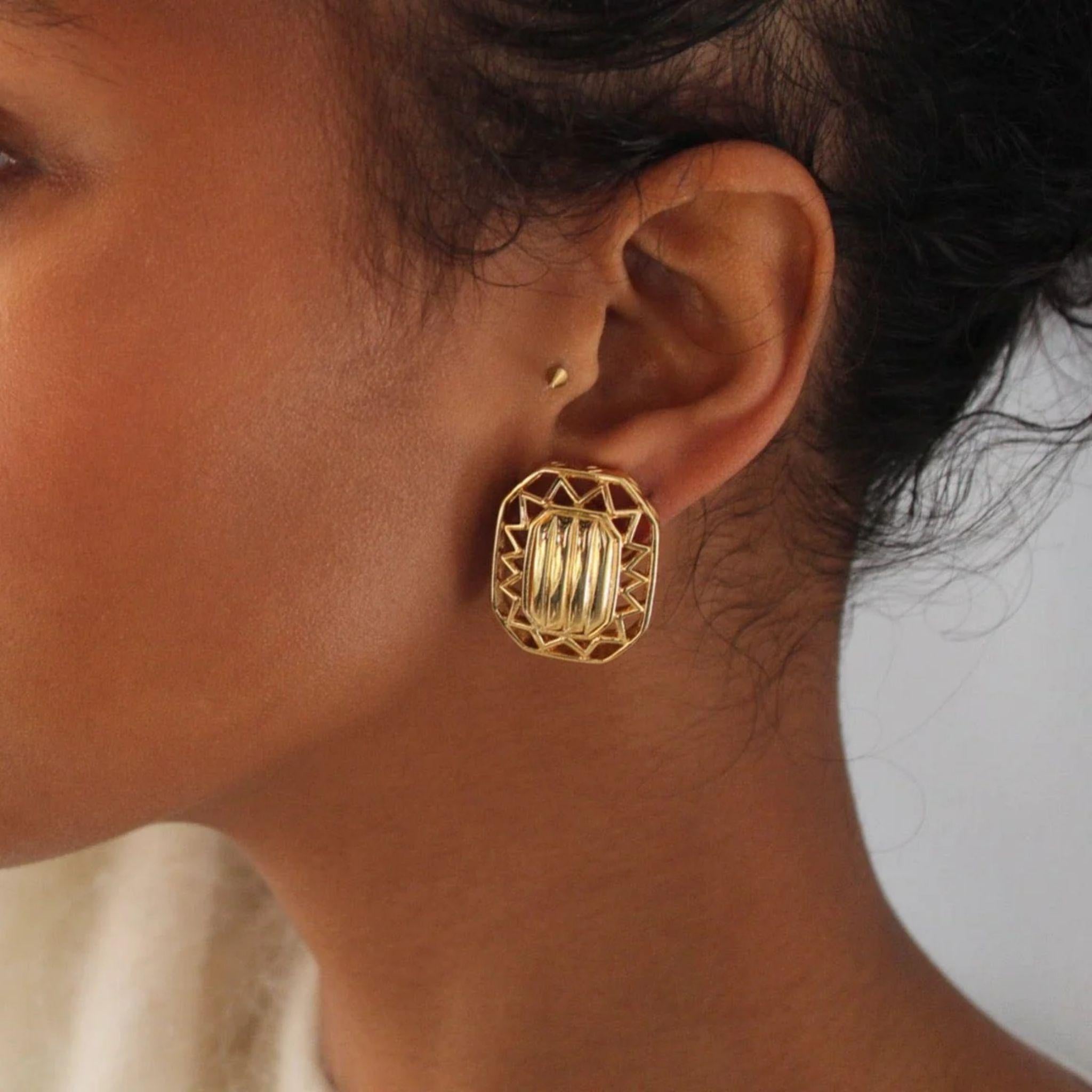 monet clip earrings