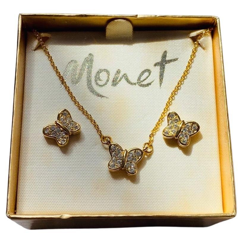 Monet necklace hot sale and earring set