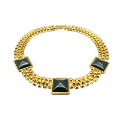 Vintage Monet Sugarloaf Inspired Statement Collar 1980s