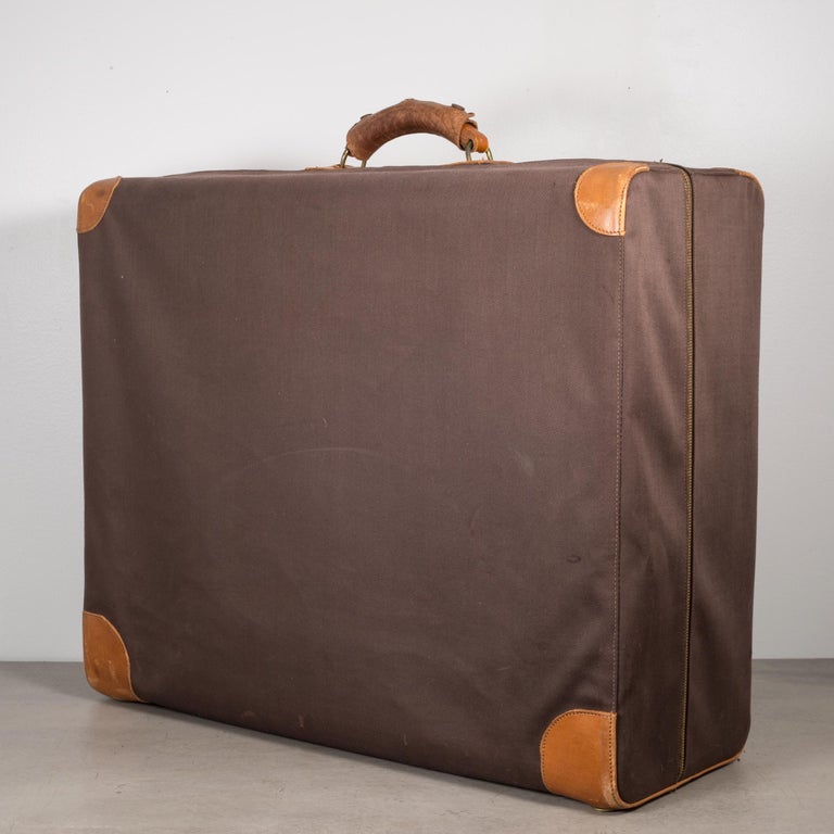 Vintage Mongrammed Leather Luggage, circa 1940 at 1stDibs