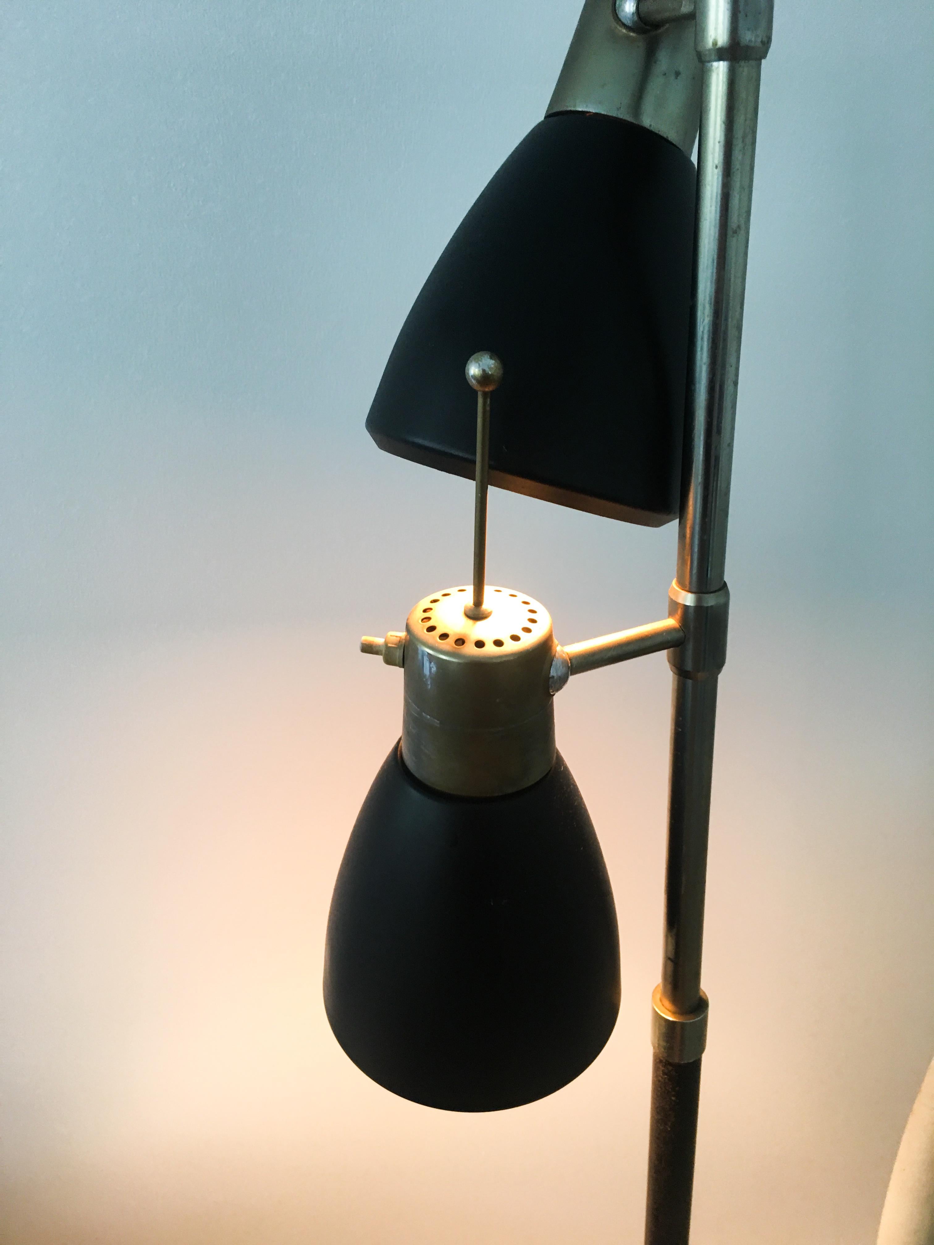 Vintage Monix Floor Lamp 3 Orientable Spots, Édition 1960 For Sale 1