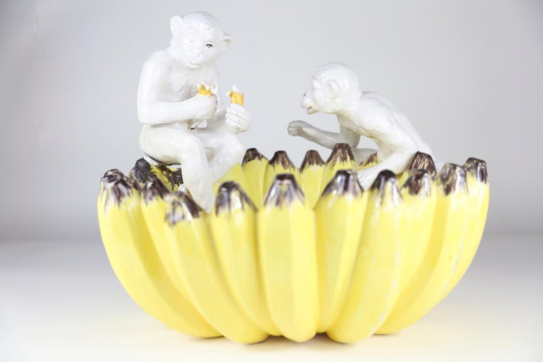 Vintage Monkey Bowl Italian at 1stDibs