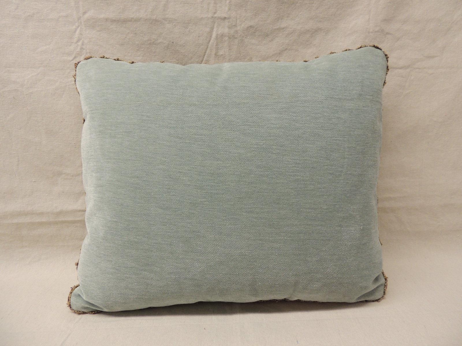 monogram bolster pillow