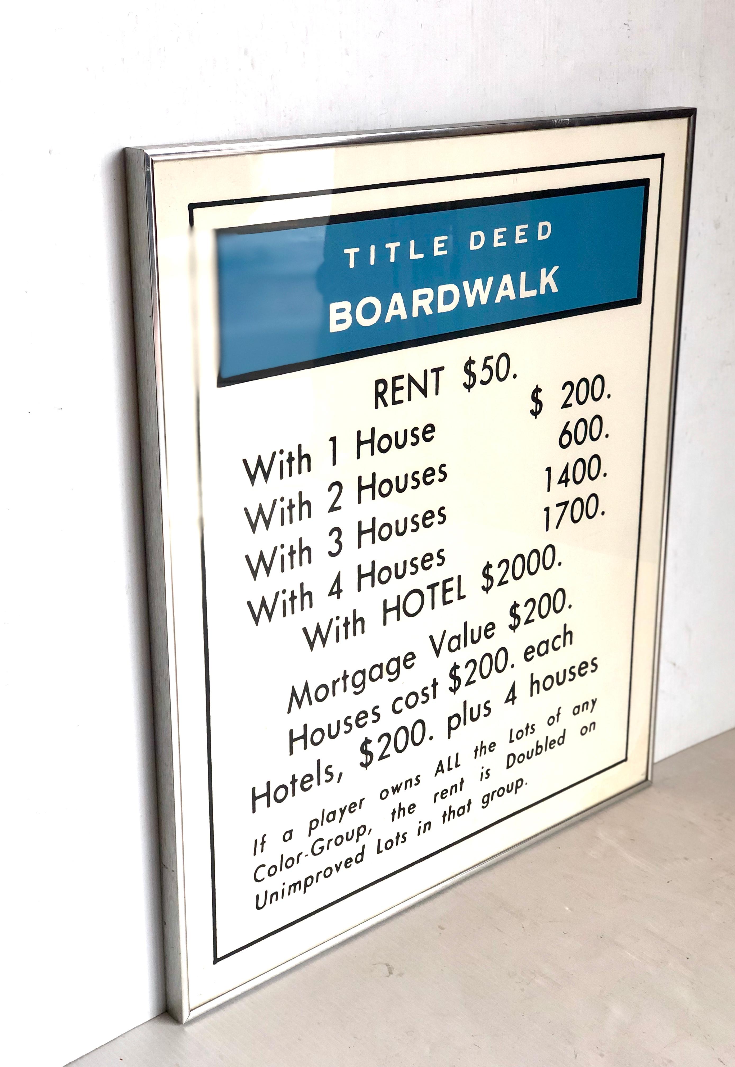 boardwalk monopoly card