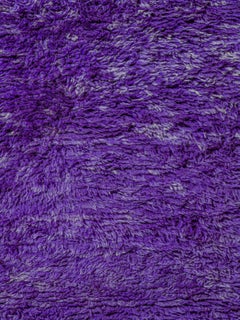 Vintage Monotone Purple Moroccan Beni M’Guild Rug Curated By Breuckelen Berber