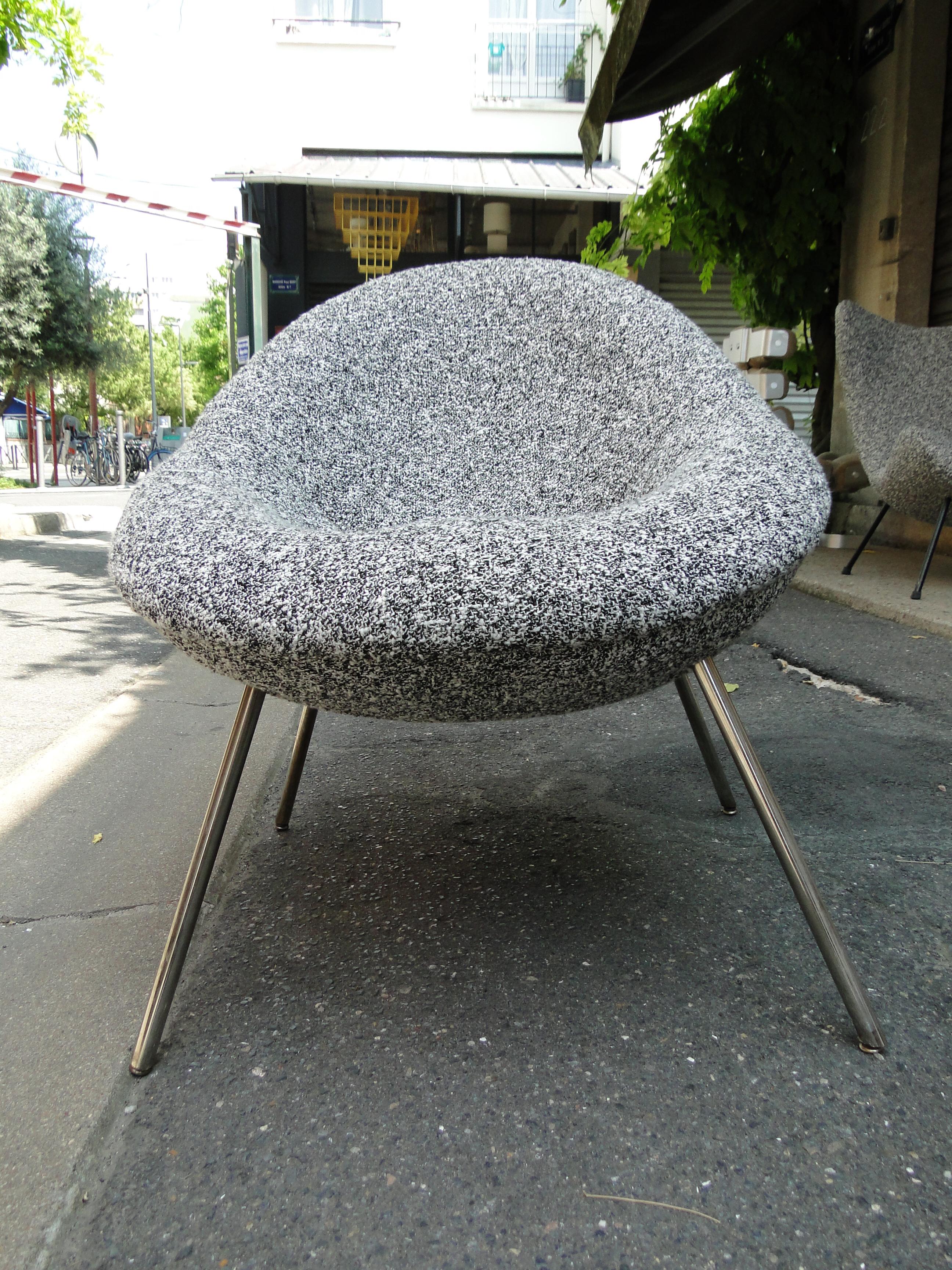 Mid-Century Modern  Fritz Neth for Correcta Monsieur Armchair  Lounge Chair  For Sale