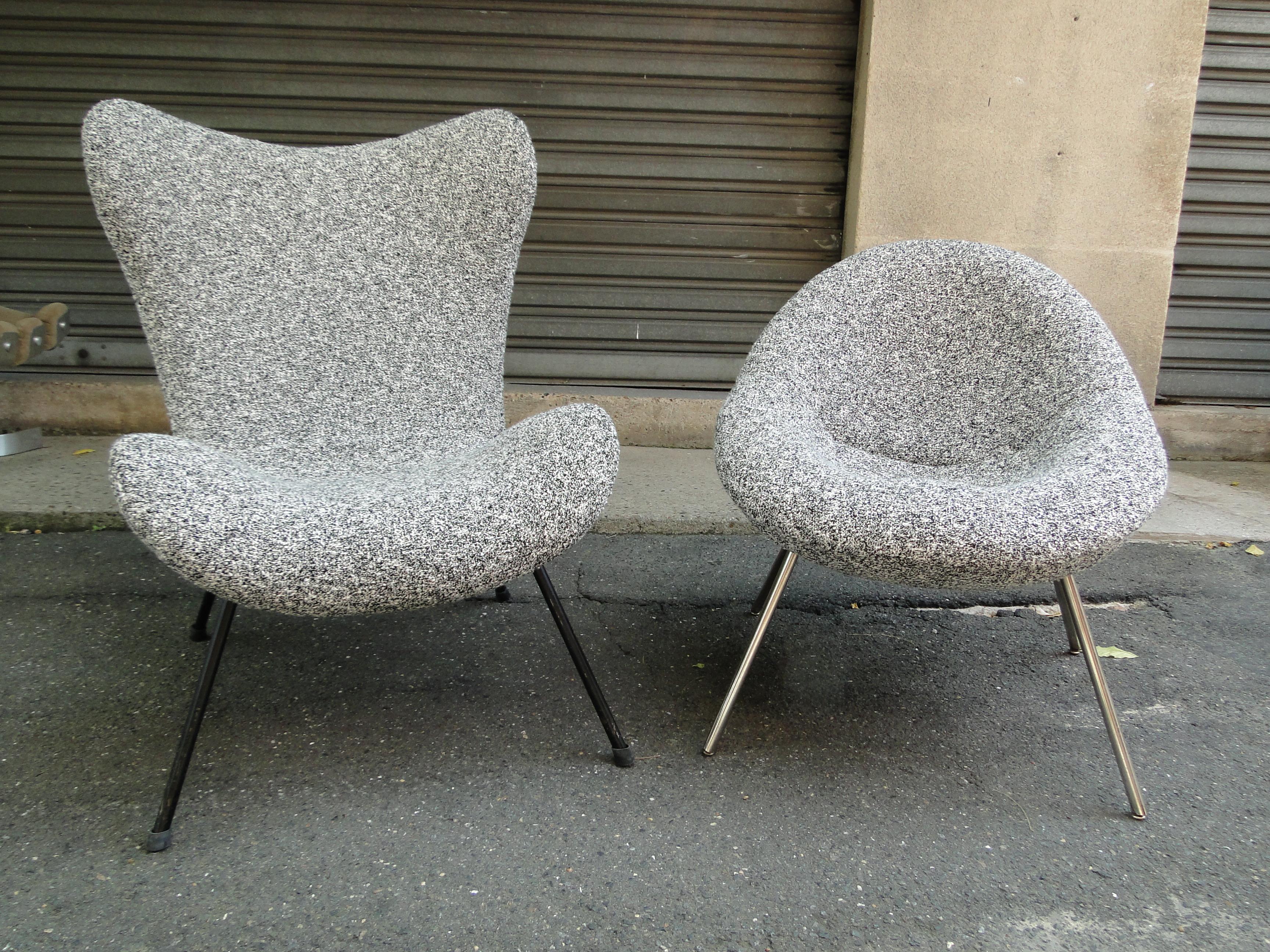 Fabric  Fritz Neth for Correcta Monsieur Armchair  Lounge Chair  For Sale
