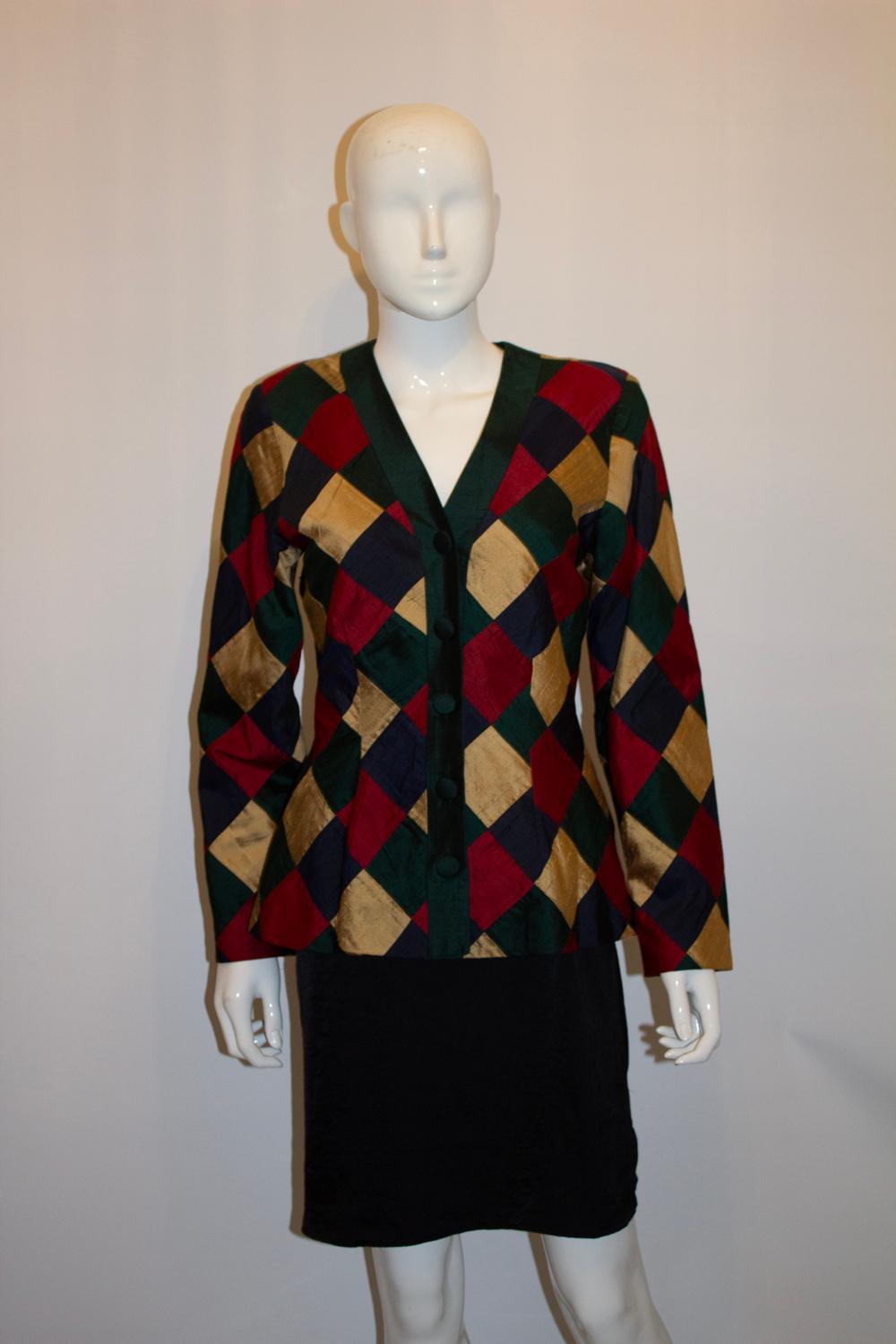 Femenino o masculino Chaqueta de seda vintage Monsoon en venta