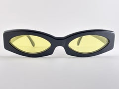 Vintage Montana 511 Black Rectangular Handmade France 90'S Sunglasses