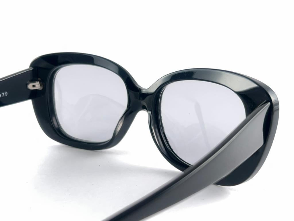 Vintage Montana Black & Zebra Pattern Frame Handmade In France Sunglasses 80'S For Sale 8