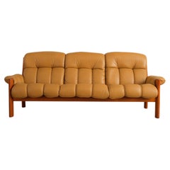 Vintage Montana Leather Sofa 3-Seater by Ekornes, 1970s