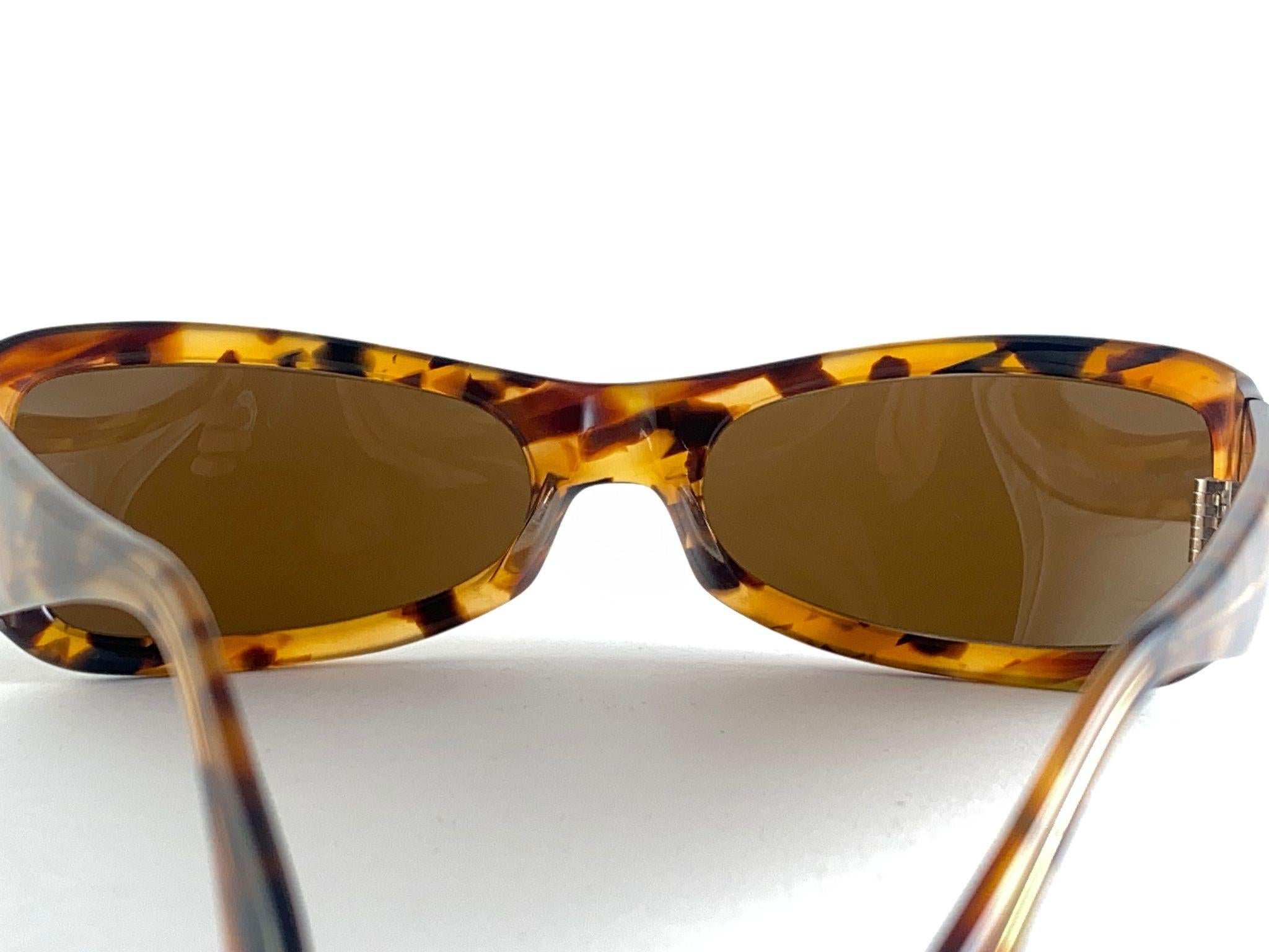 Vintage Montana Light Tortoise M716 Handmade in France Sunglasses 1980's im Angebot 1