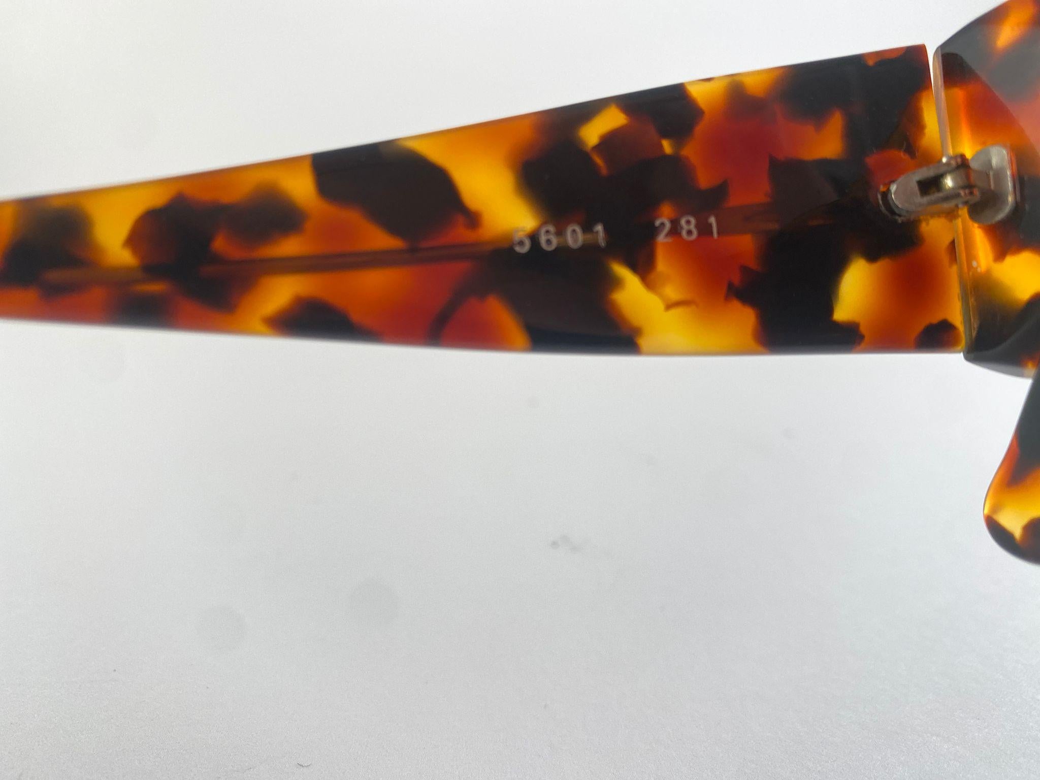 Women's or Men's Vintage Montana Tortoise 5601 281 Handmade in France Sunglasses 1980's For Sale