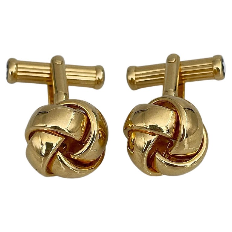 Vintage Montblanc Gold Tone Twisted Knot Cufflinks at 1stDibs | montblanc  cufflinks gold, montblanc gold cufflinks, imported montblanc cufflinks