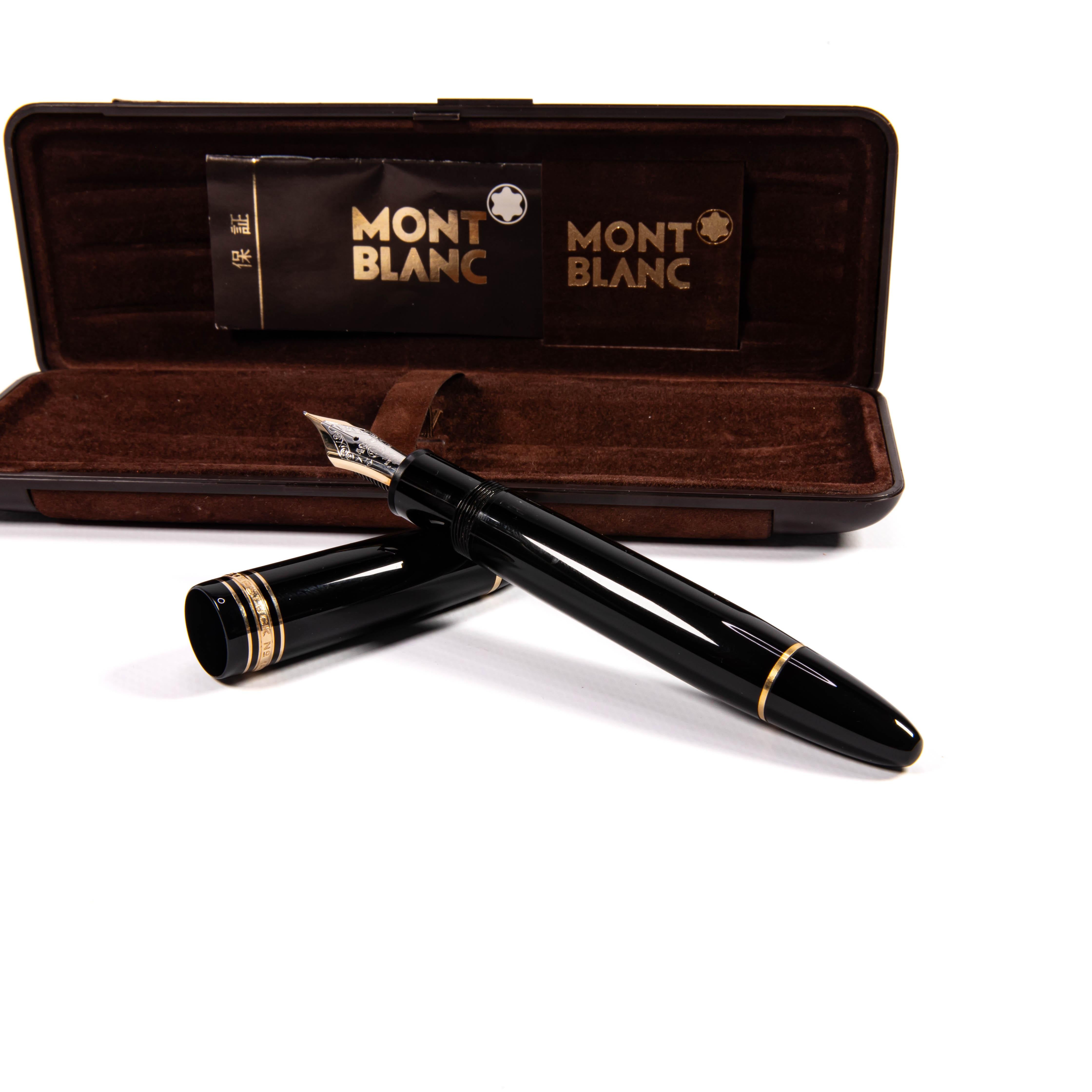 Vintage Montblanc Meisterstück 149 Füllfederhalter in Box 1970er Jahre im Angebot 2