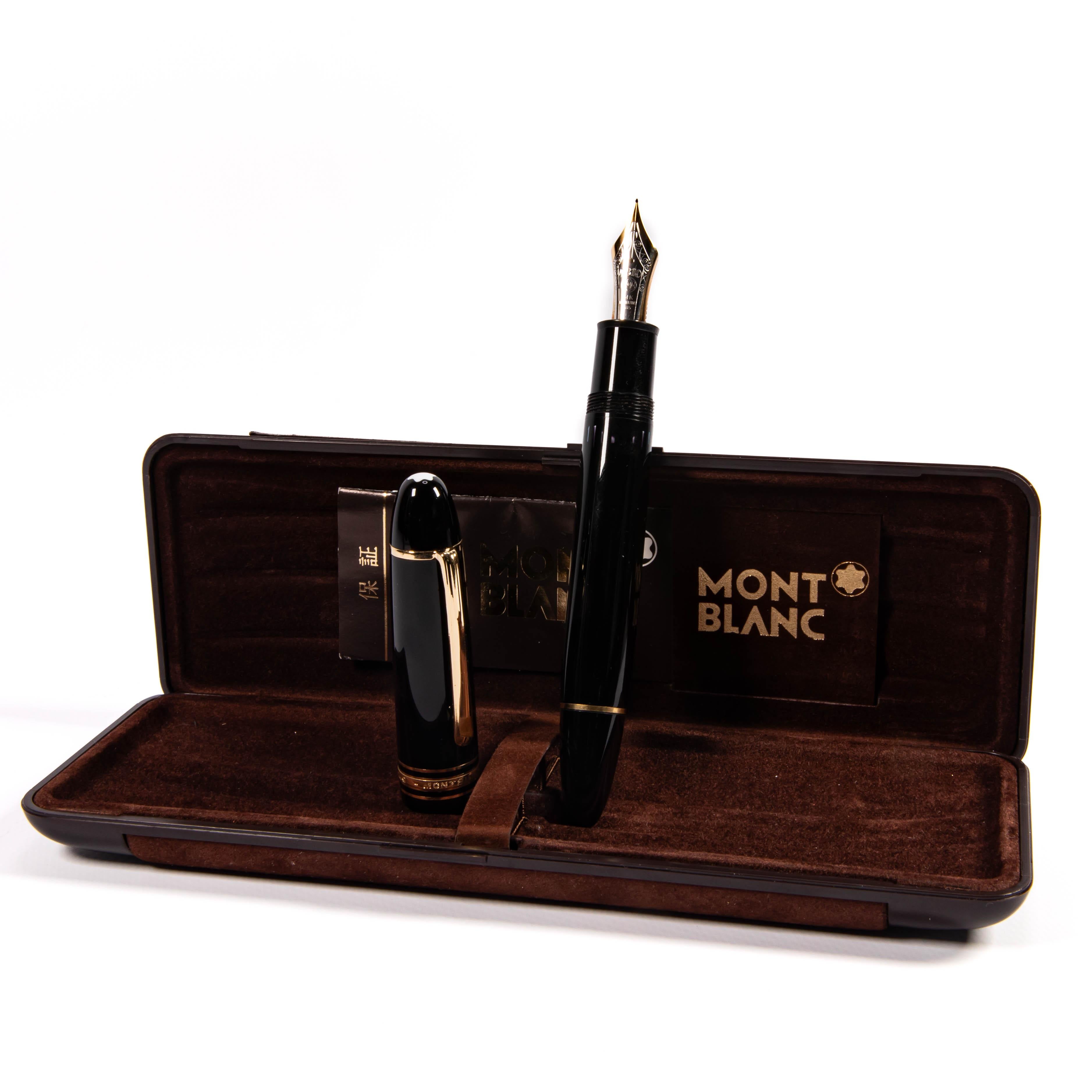 Vintage Montblanc Meisterstück 149 Füllfederhalter in Box 1970er Jahre im Angebot 3