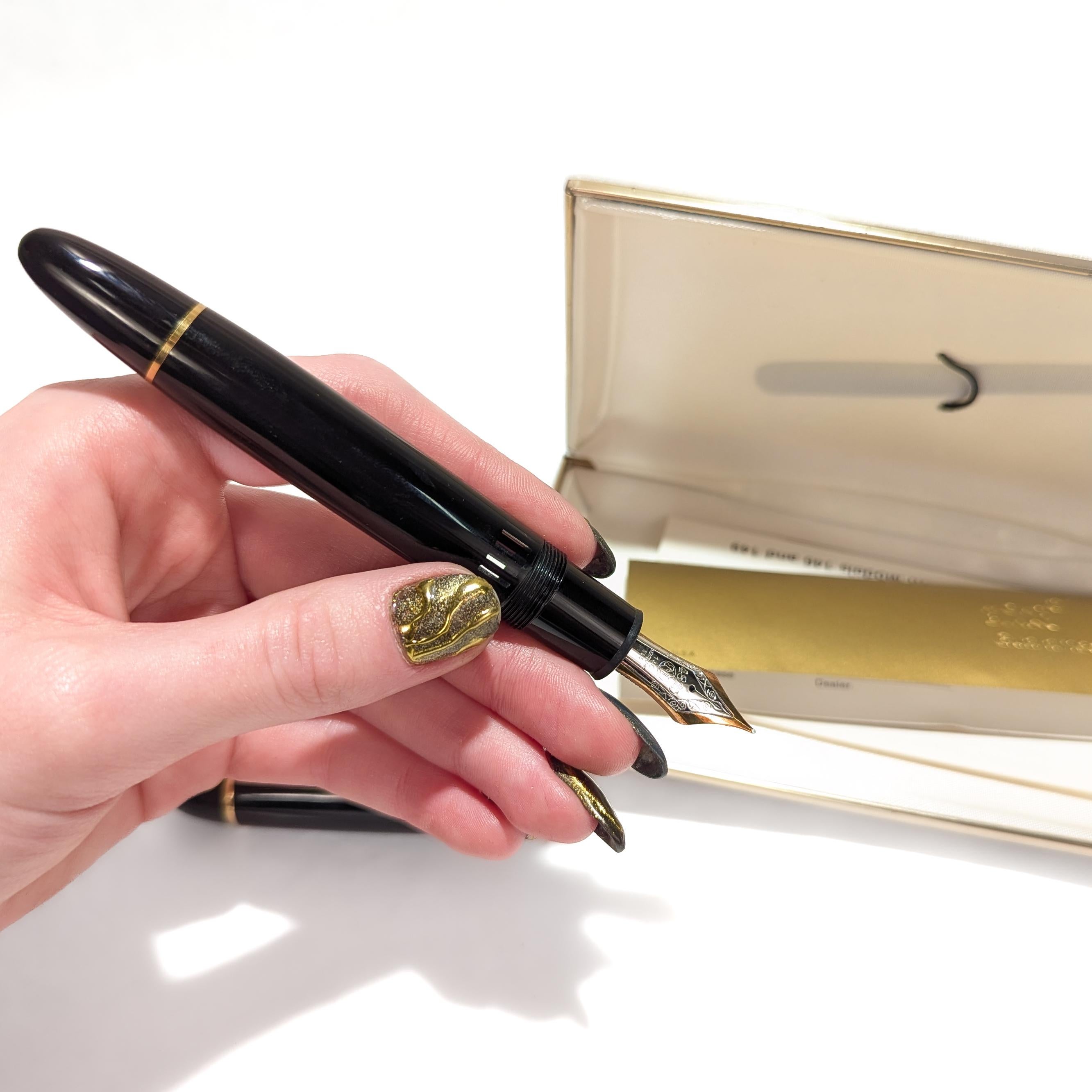 Vintage Montblanc Meisterstück 'Gold-Coated' 149 Füllfederhalter (20. Jahrhundert) im Angebot