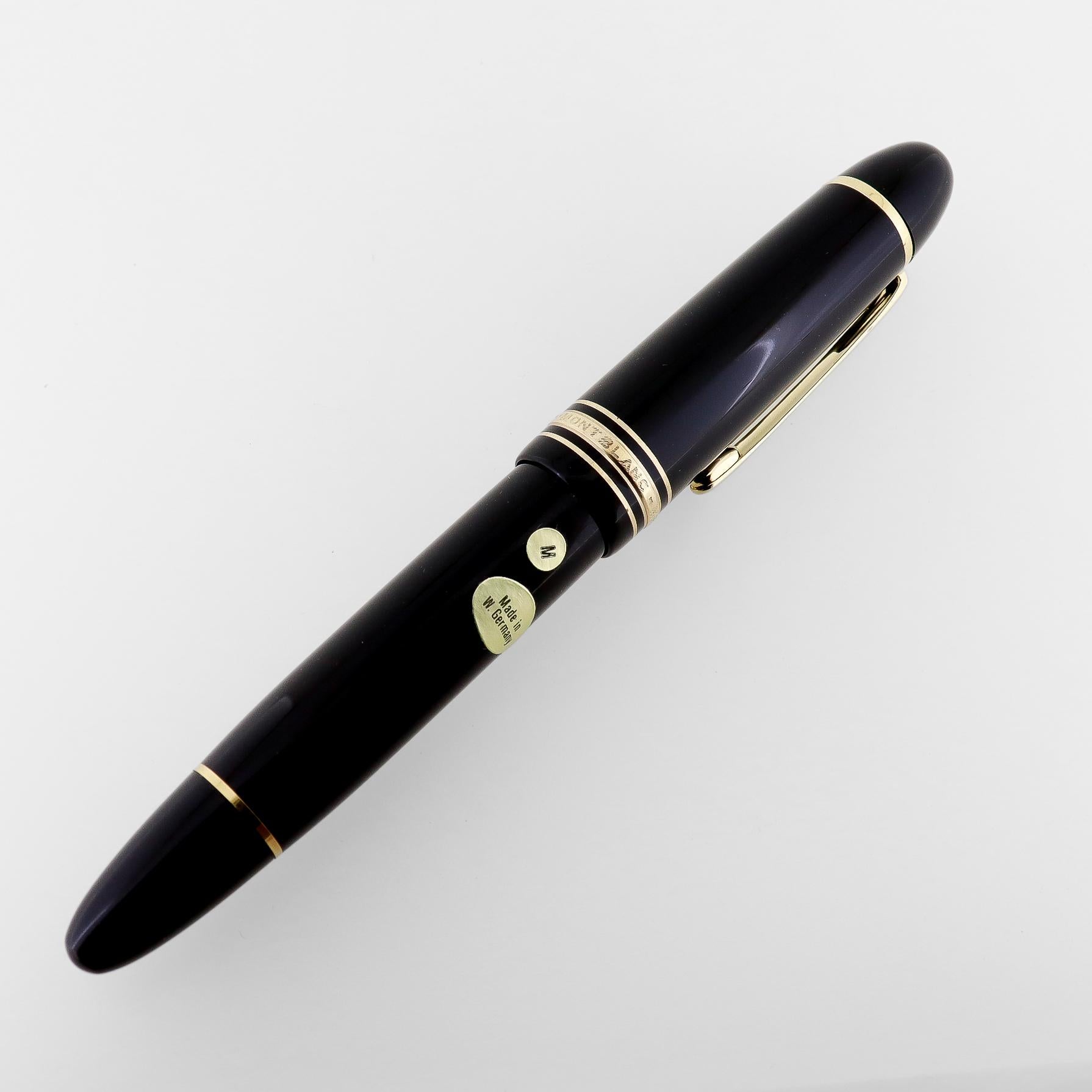 Vintage Montblanc Meisterstück 'Gold-Coated' 149 Füllfederhalter im Angebot 1