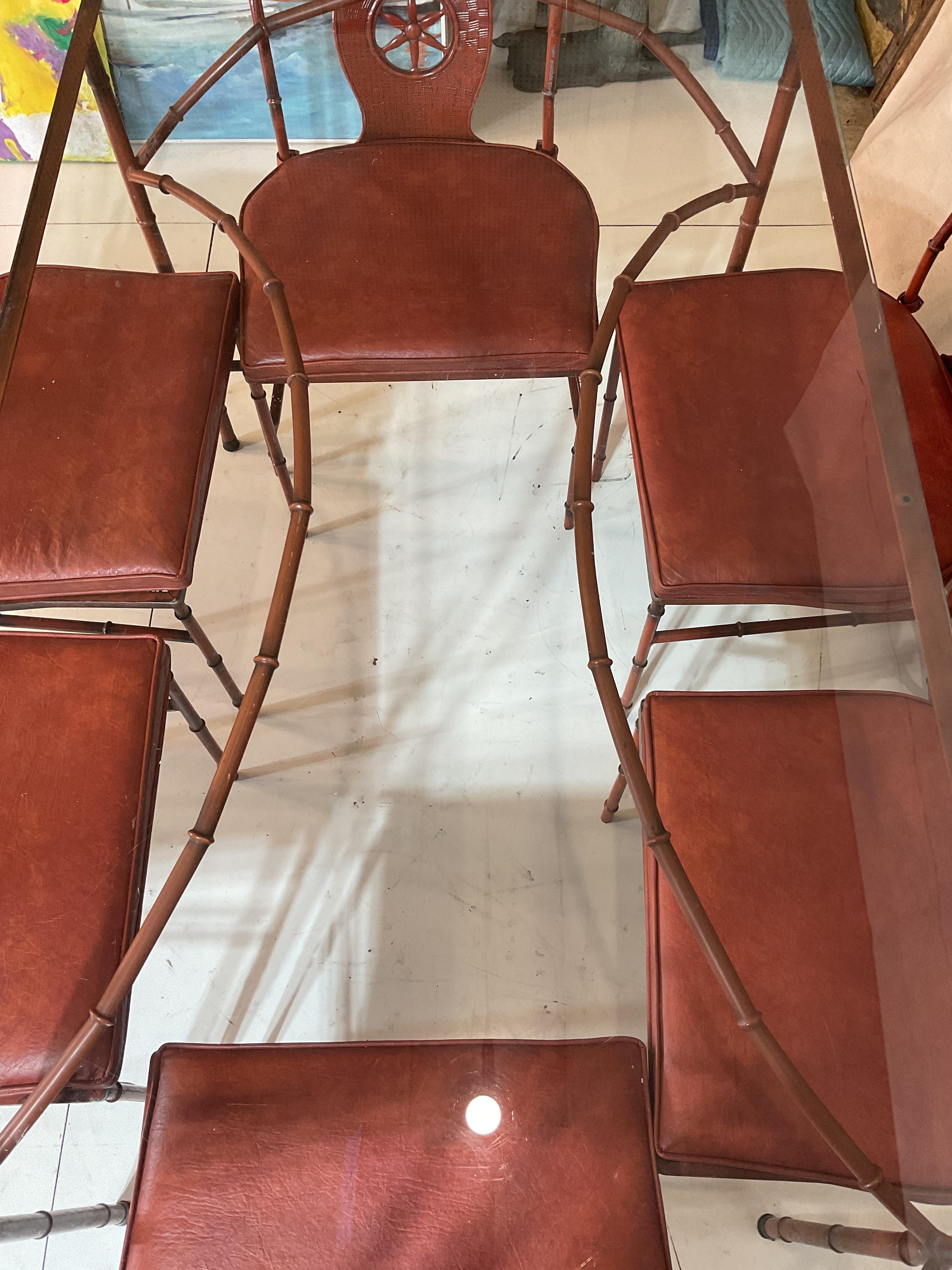 Table et chaises vintage Montego par John Salterini en vente 3