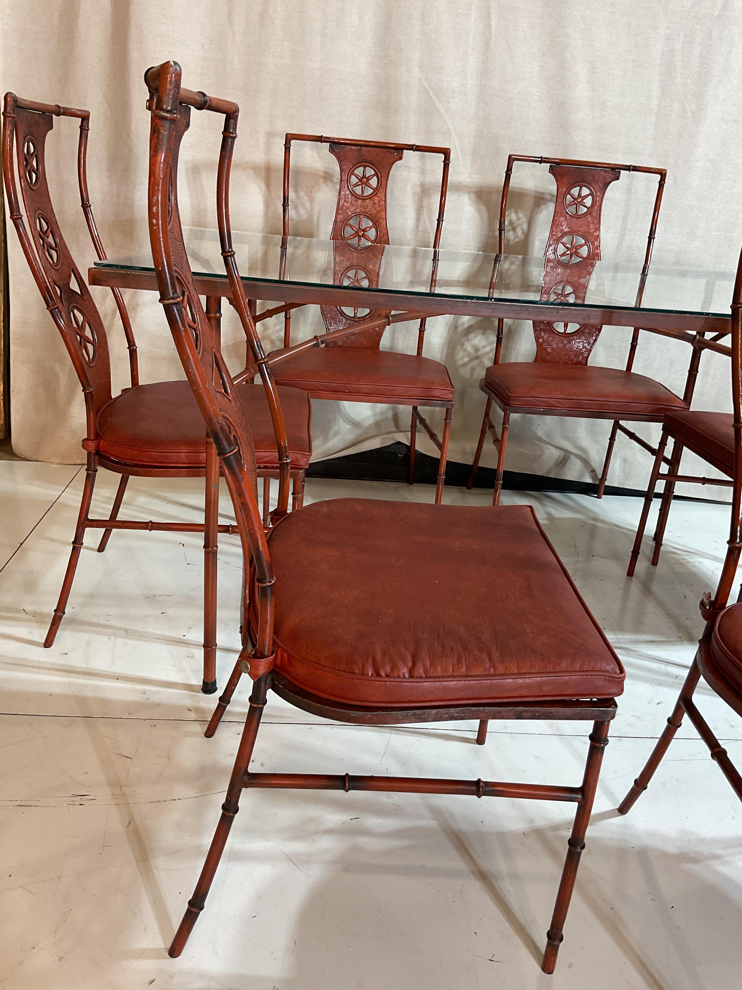 20ième siècle Table et chaises vintage Montego par John Salterini en vente