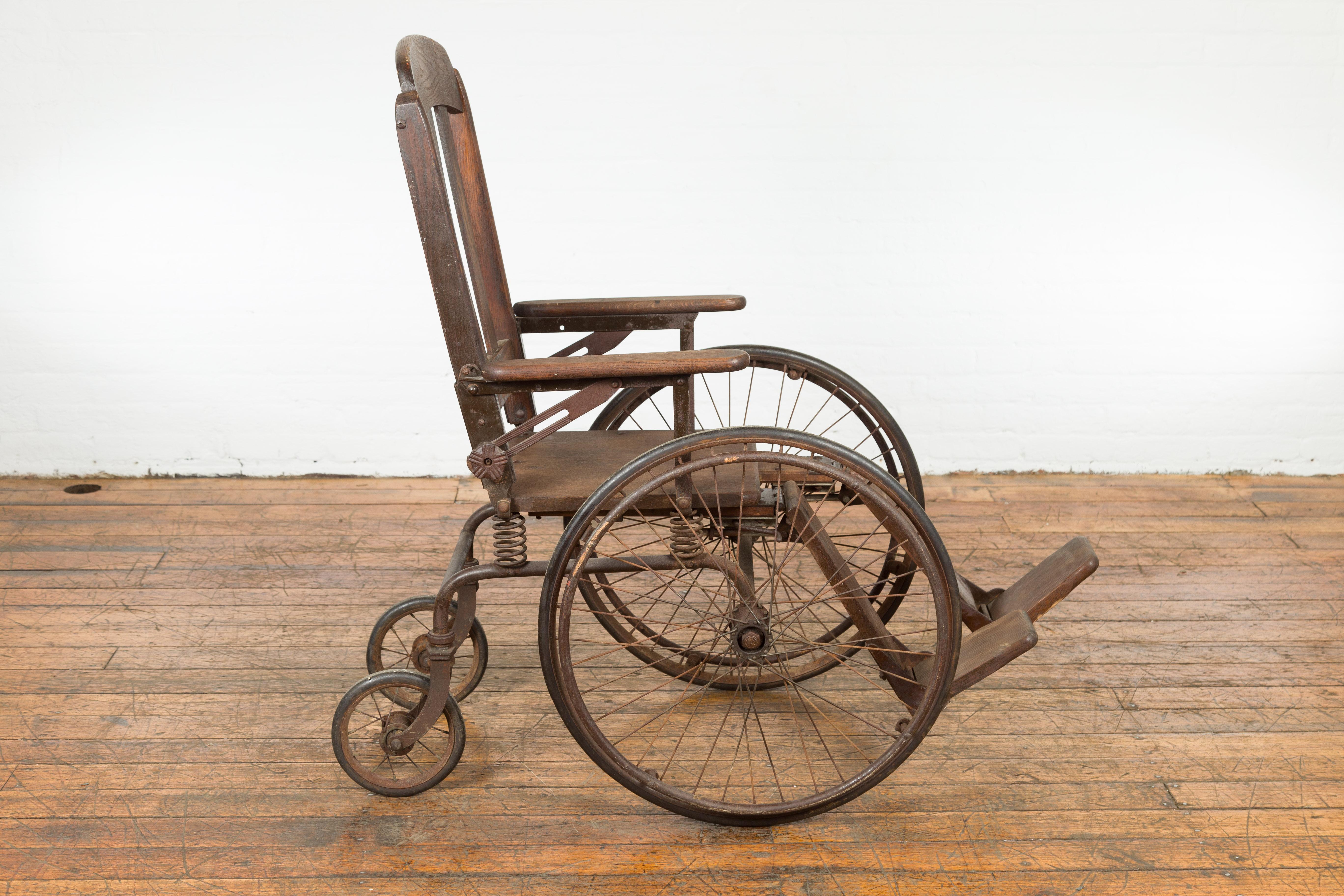 Vintage Wooden Wheelchair, Prop Design For Sale 3