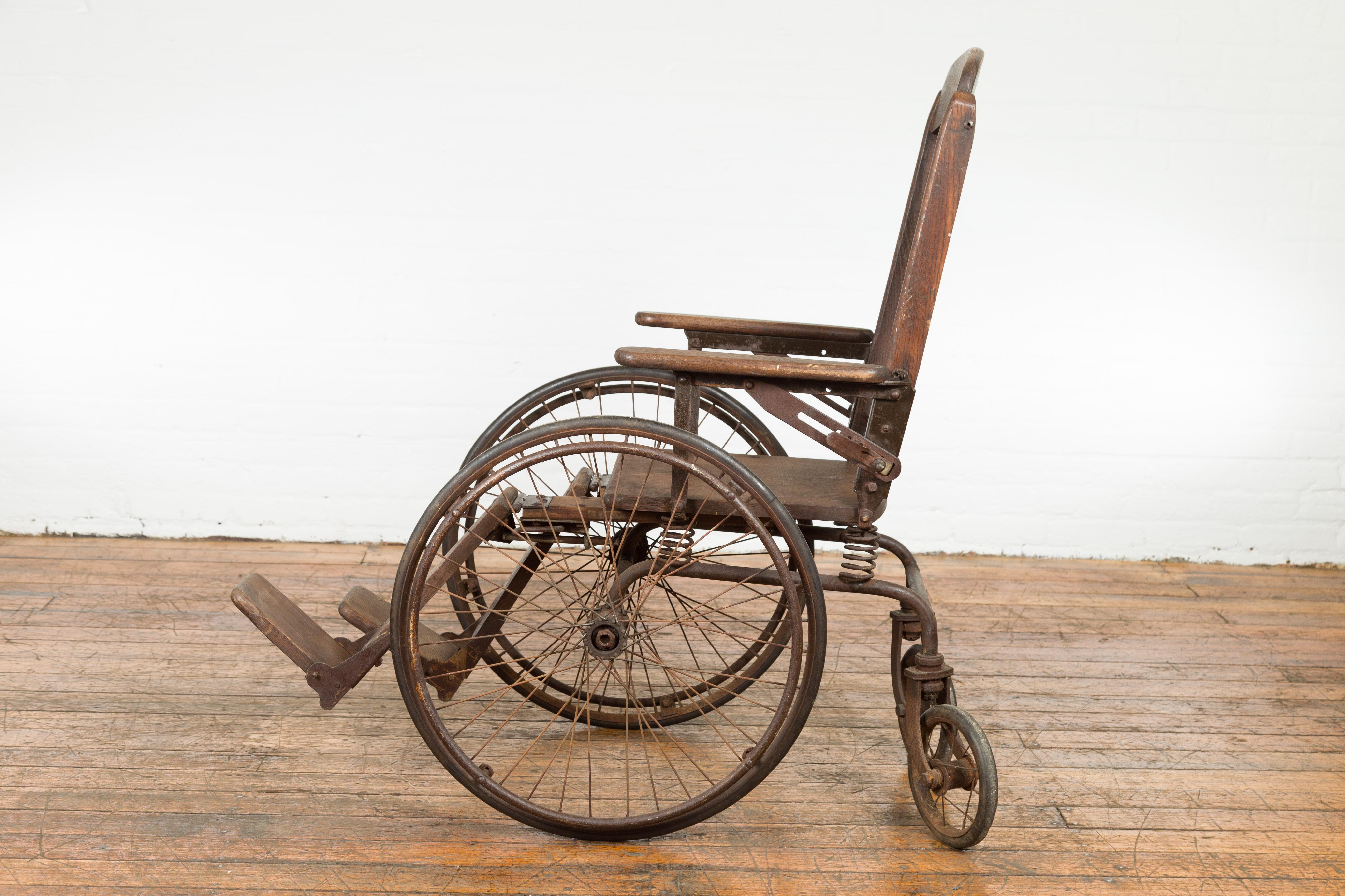 Vintage Wooden Wheelchair, Prop Design For Sale 6