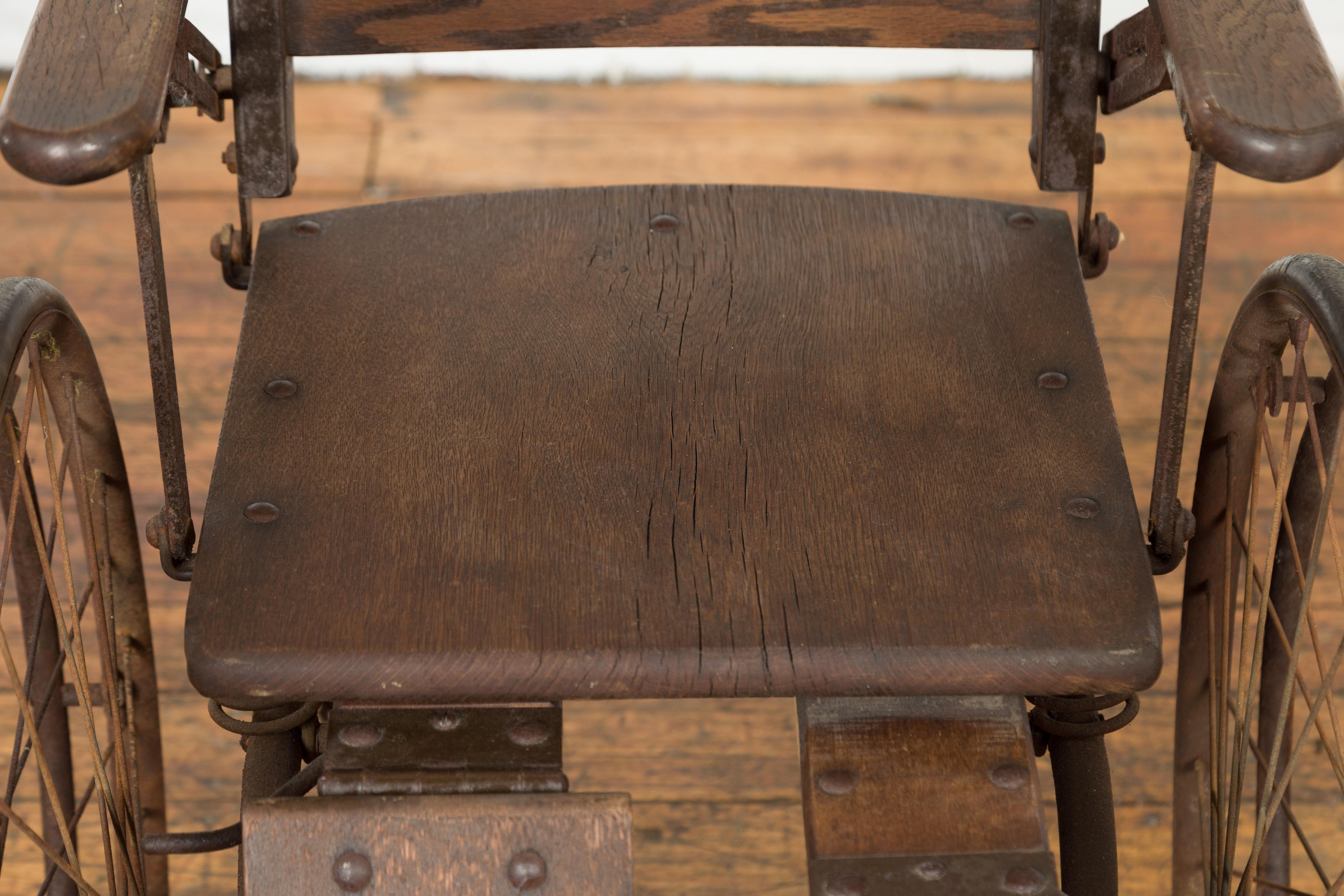 antique wooden wheelchair value