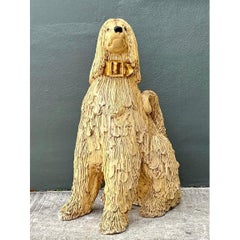 Vintage Monumental Ceramic Afghan