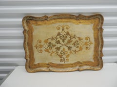 Vintage Monumental Florentine Gold Serving Tray
