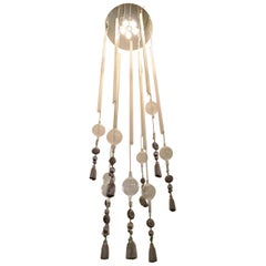 Used Monumental Flushmount Chandelier, Italy, 1980s