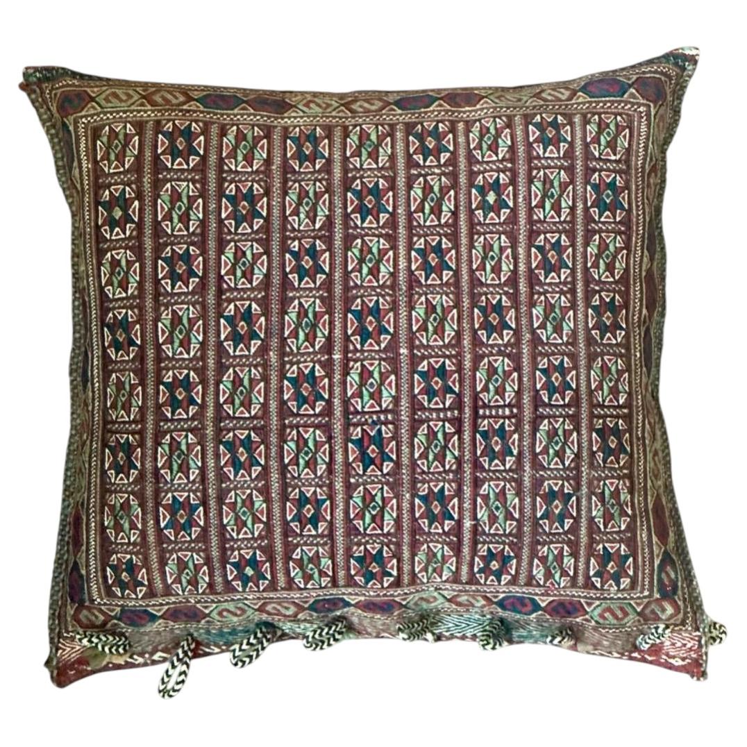 Vintage Monumental Kilim Throw Pillow