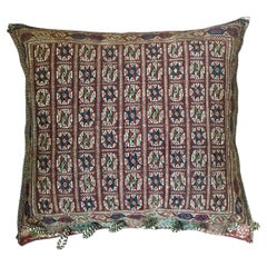 Vintage Monumental Kilim Throw Pillow