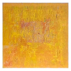 Vintage Monumental Mixed Media Abstract Signed Hector Leonardi 1978