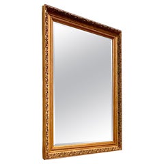 Vintage Monumental Regency Gilt Floor Mirror