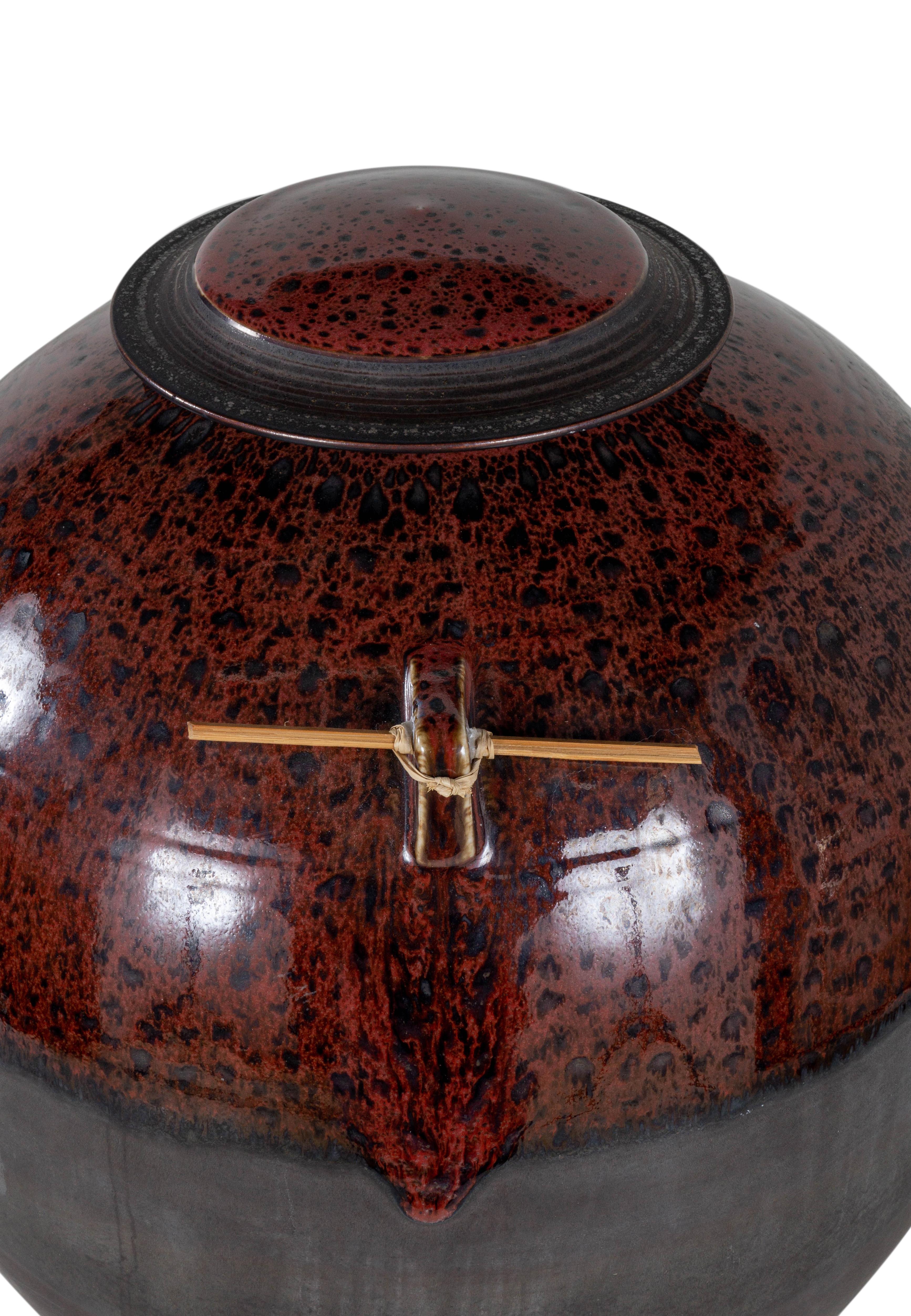 Vintage Monumental Stephen Merritt Jar In Good Condition In Dallas, TX