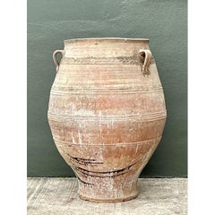 Vintage Monumental Turkish Terracotta Vessel